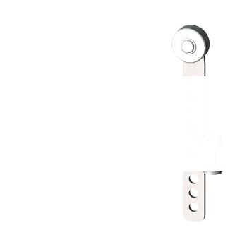 LENGTH-ADJUSTABLE TWIST LEVER ДЛЯ ПОЗИЦИОННЫЙ ВЫКЛЮЧАТЕЛЬ 3SE51/52 METAL LEVER 100MM LONG, POSITIVE FIT (HOLE PITCH) STAINLE