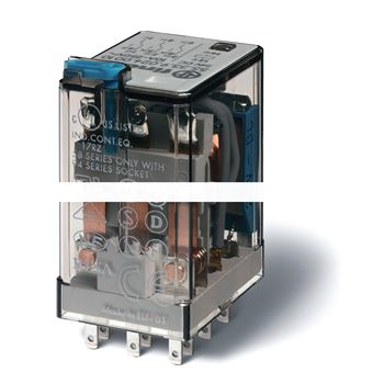 Миниатюрные реле общего назначения, Втычные, Контакты AgNi, 3CO 10A 220V DC катушка, Упаковка с 1 реле