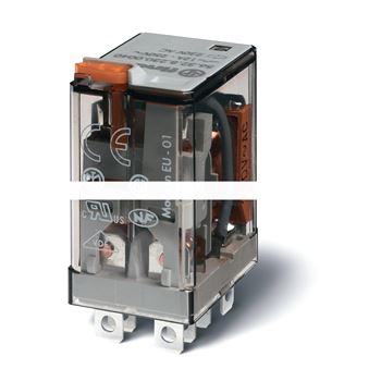 Миниатюрные силовые реле, Втычные, Контакты AgNi, 2CO 12A, Упаковка с 1 реле