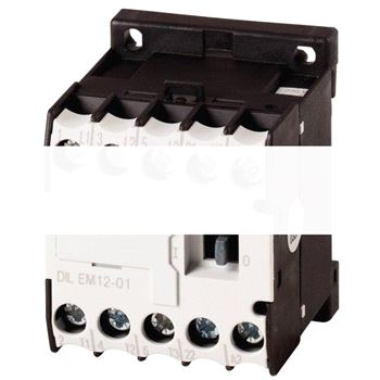 Миниконтактор 12А 230В AC 1НЗ категория применения AC-3/АС4, DILEM12-01(230V50Hz)