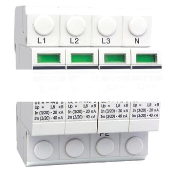 Ограничитель импульсных напряжений серии ОПВ-B/4P In 30кА 400В