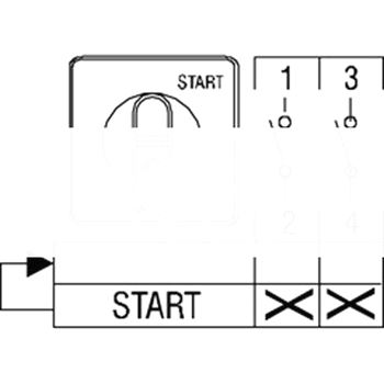 Переключатель кулачковый стоповый (0R-Stop) 10А OMSE2PB