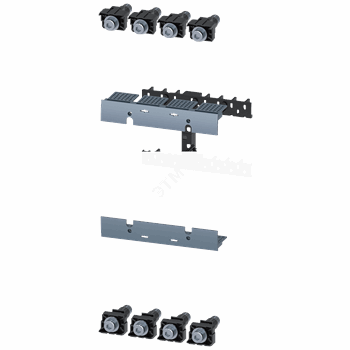 PLUG-IN UNIT CONVERTION KIT FOR MCCB ACCESSORY FOR: CIRCUIT BREAKER, 4 POLE 3VM 250