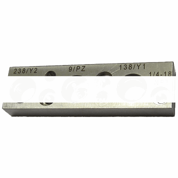 PNEUMATIC TERMINAL STRIPS MADE OF STAINLESS STEEL 316. FOR REPLACEMENT OF THE PNEUMATIC TERMINAL STRIP MADE OF ALUMINUM FOR