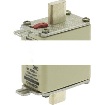 Предохранитель NH 00 AM 100A 500В двойная индикация, 100NHG00B