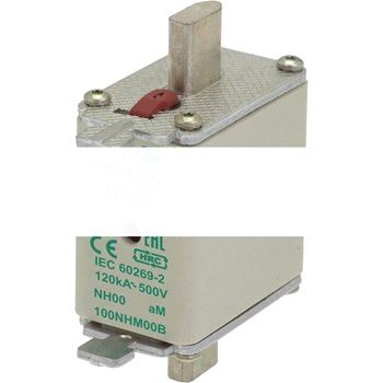 Предохранитель NH 00 AM 50A 500V, двойная индикация