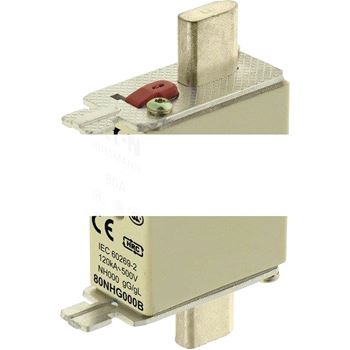 Предохранитель NH 10A 500В GL/GG 000 двойная индикация, 10NHG000B