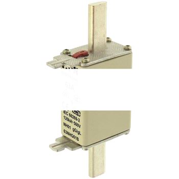 Предохранитель NH 63A 500V GL/GG  01, двойная индикация