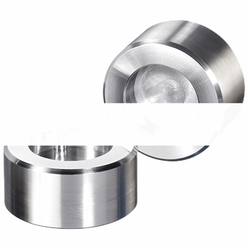 PRESSURE PIECE SET FOR LOAD CELL TYPE SIWAREX WL270 CP-S SB 100T MATERIAL: STAINLESS STEEL LOAD CELL NOT INCLUDED