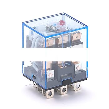 Промежуточное реле 3 конт. с инд. LED 10А 12В AC ПР-102 DEKraft