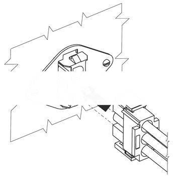 Разъем для подключения электрических аксессуаров CONNECTOR 3pin SOR2-C ADDIT. T4-T5