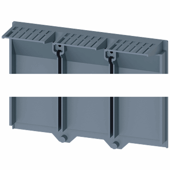 REAR INSULATING PLATE EXTENDED 3 POLE 1 PCS. ACCESSORY FOR: 3VM 250