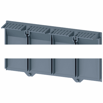 REAR INSULATING PLATE EXTENDED 4 POLE 1 PCS. ACCESSORY FOR: 3VM 250