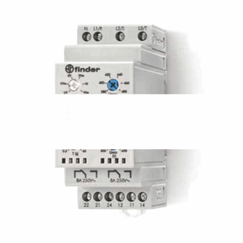 Реле контрольное для трехфазных сетей пониженное/повышенное напряжение обрыв/чередование/асимметрия фаз контроль нейтрали