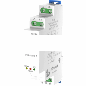 Реле контроля фаз РКФ-М03-1-15 AC380В УХЛ2 (РКФ-М03-1-15 AC380В)