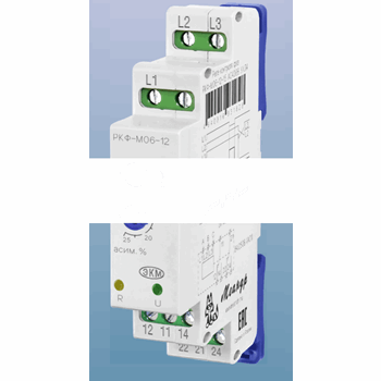 Реле контроля фаз РКФ-М06-12-15 380B (РКФ-М06-12-15)