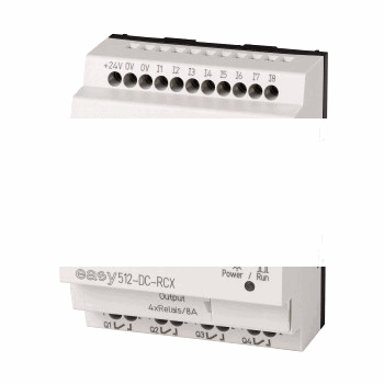 Реле программируемое 24D DC цифровые 8 DI 4DO реле 10А часы реального времени, EASY512-DC-RCX10