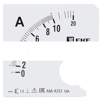 Шкала сменная для A721 10/5А-1,5 EKF PROxima