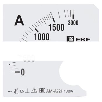 Шкала сменная для A721 1500/5А-1,5 EKF PROxima