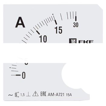 Шкала сменная для A721 15/5А-1,5 EKF PROxima