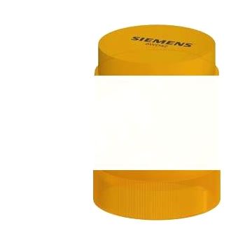 SIGNAL COLUMN DIAMETER 50 MM,  SINGLE ELEMENT IP54,  FLASHING LIGHT ELEMENT, LED YELLOW 115 V AC/DC