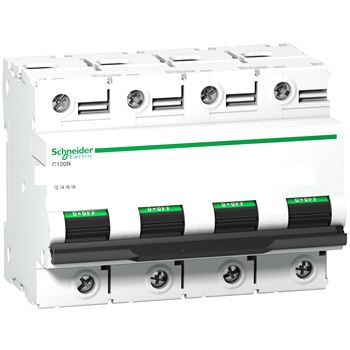 Выключатель автоматический четырехполюсный 80А C C120N
