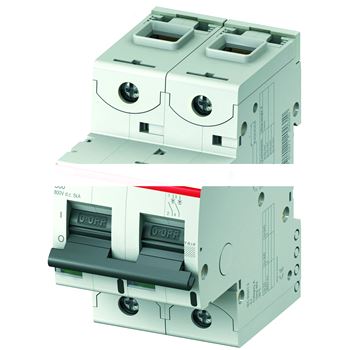 Выключатель автоматический двухполюсный 100А S802PV-S100 (S802PV-S100)