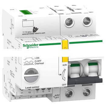 Выключатель автоматический двухполюсный 10A C Reflex iC60N Ti24