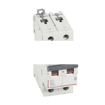 Выключатель автоматический двухполюсный 2А D DX3 6kA/10kA