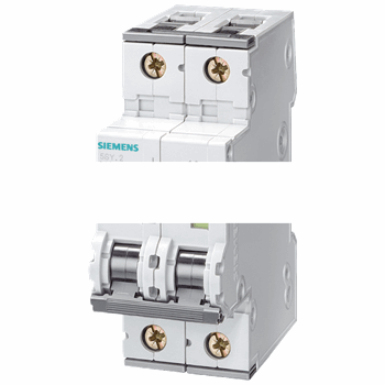 Выключатель автоматический двухполюсный 6А 400V 10кА C для ж/д Выключатель автоматический двухполюсный 6А 400V 10кА C для ж/д