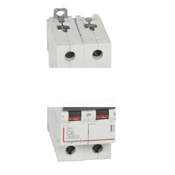 Выключатель автоматический двухполюсный 6А С DX3 6kA/10kA
