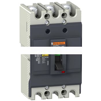 Выключатель автоматический EZC100 7.5 KA/400В 3П/3T 25 A