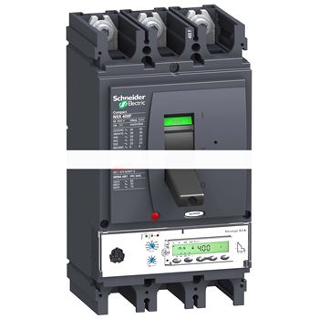 Выключатель автоматический NSX400F MICROLOGIC 5.3А 400A 3P3D электронный расцепитель