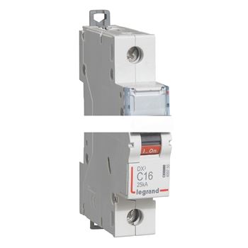 Выключатель автоматический однополюсный 16А C DX3 25кА
