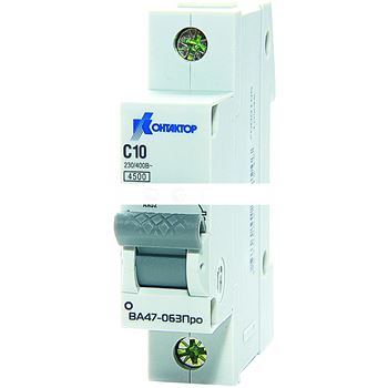 Выключатель автоматический однополюсный 20А В ВА47-063Про 4.5kA