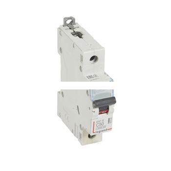 Выключатель автоматический однополюсный 50А C DX3-E 6кА
