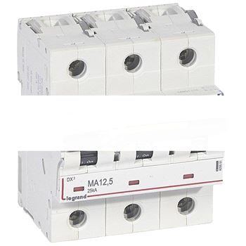 Выключатель автоматический трехполюсный 12.5А MA DX3 25кА
