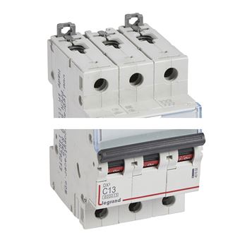 Выключатель автоматический трехполюсный 13А С DX3 6kA/10kA