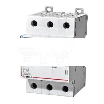 Выключатель автоматический трехполюсный 25А C DX3-E 6кА