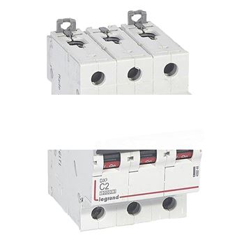 Выключатель автоматический трехполюсный 2А C DX3 10kА/16kА