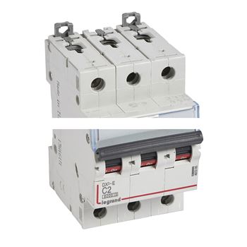 Выключатель автоматический трехполюсный 2А C DX3-E 6kA/6kА