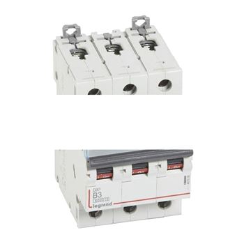 Выключатель автоматический трехполюсный 3А B DX3 6kA/10kA