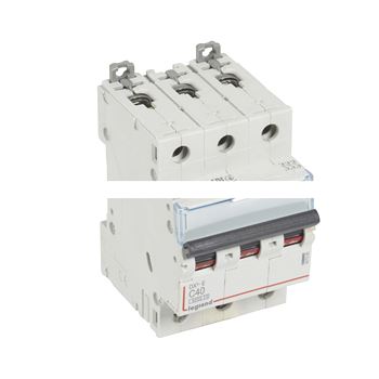 Выключатель автоматический трехполюсный 40А C DX3-E 6кА