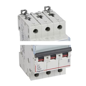 Выключатель автоматический трехполюсный 4А D DX3 6kA/10kA