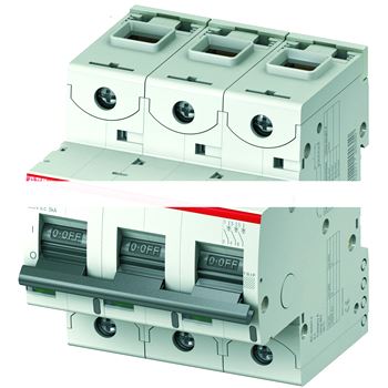 Выключатель автоматический трехполюсный 63А S803PV-M63 (S803PV-M63)