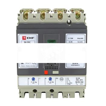 Выключатель автоматический ВА-99C (Compact NS) 100/32А 3P+N 36кА