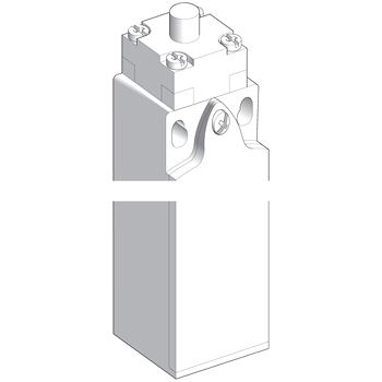 Выключатель концевой 1НО+1НЗ металлический плунжер двухполярный