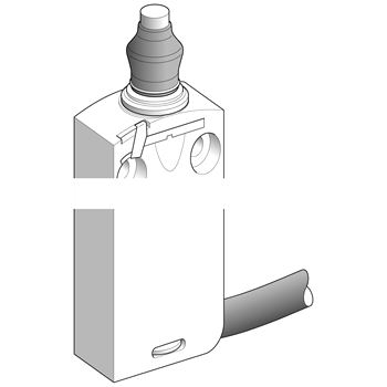 Выключатель концевой 1НО1НЗ с кабелем 1м XCMD2111L1