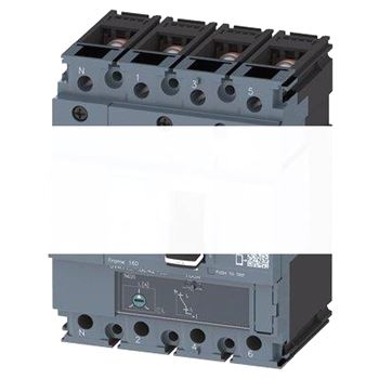 ВЫКЛЮЧАТЕЛЬ В ЛИТОМ КОРПУСЕ 3VA1 IEC ТИПОРАЗМЕР 160 КЛАСС ОТКЛ. СПОСОБНОСТИ S ICU=36KA @ 415 В 4-ПОЛЮС., ЗАЩИТА ЛИНИИ TM220,