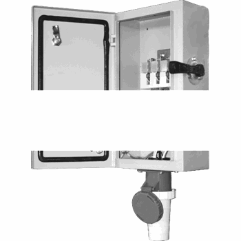 Ящик силовой с разъемом ЯВЗШ-32-125А-У3 IP31